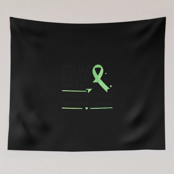 Item preview, Celiac Disease Awareness Month Support Love Green Ribbon designed and sold by fried1982.