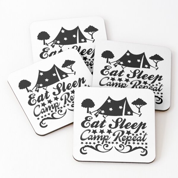 Item preview, Eat Sleep Camp Repeat designed and sold by FASHIONGALLERIA.