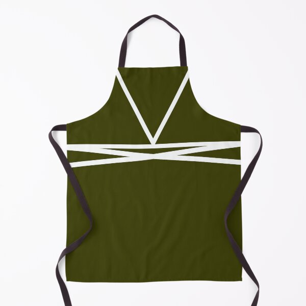 Item preview, A-line slimming V with belt with  a army green background designed and sold by SueKnox.