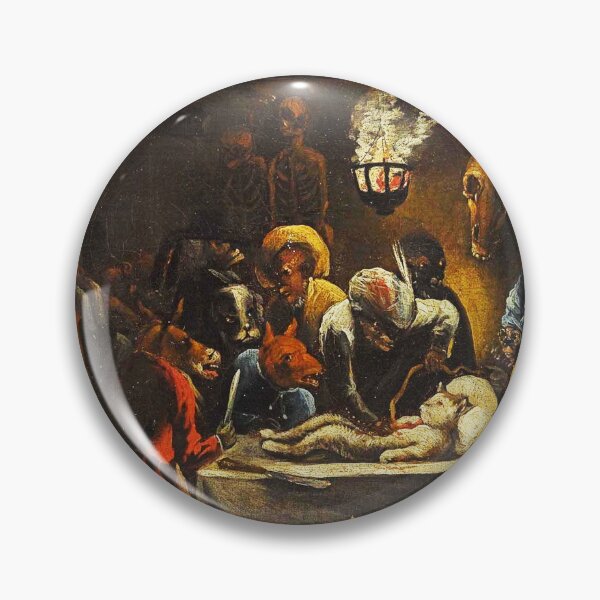 Item preview, The monkey surgeon - creepy Medieval painting designed and sold by Vintage Designs +.
