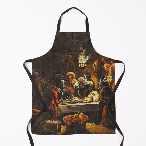 Item preview, The monkey surgeon - creepy Medieval painting designed and sold by Vintage Designs +.