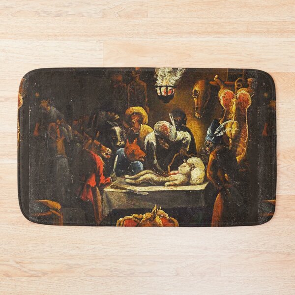 Item preview, The monkey surgeon - creepy Medieval painting designed and sold by Vintage Designs +.