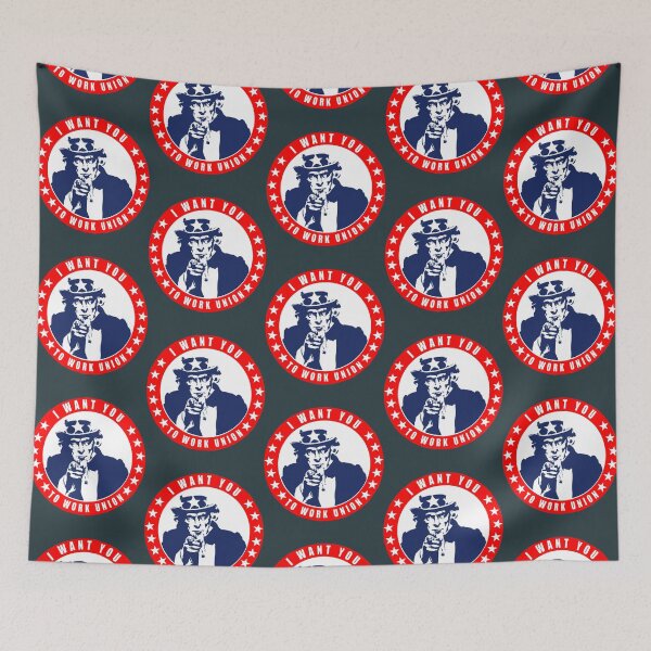 Item preview, Funny Uncle Sam - Work Union designed and sold by PaualBarber.