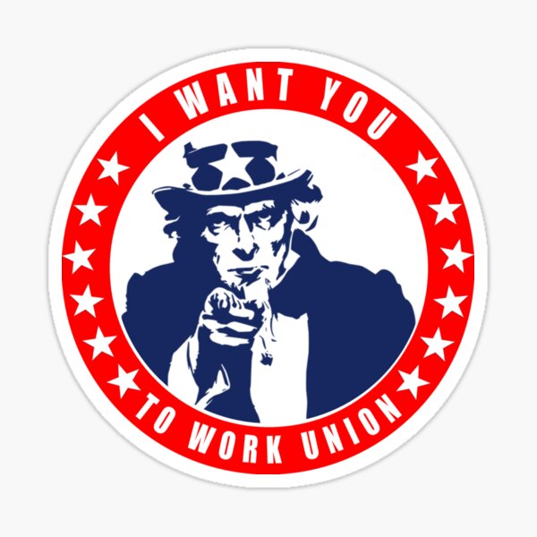 Item preview, Funny Uncle Sam - Work Union designed and sold by PaualBarber.