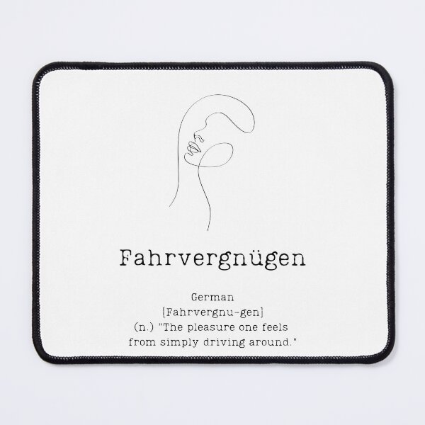 Item preview, FAHRVERGNÜGEN - "The pleasure of simply driving around" designed and sold by BookberryGarden.