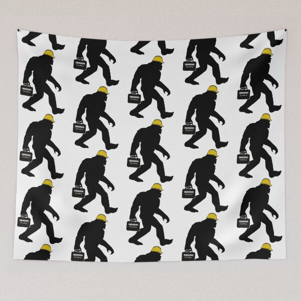 Item preview, Hard Hat Sasquatch designed and sold by PaualBarber.