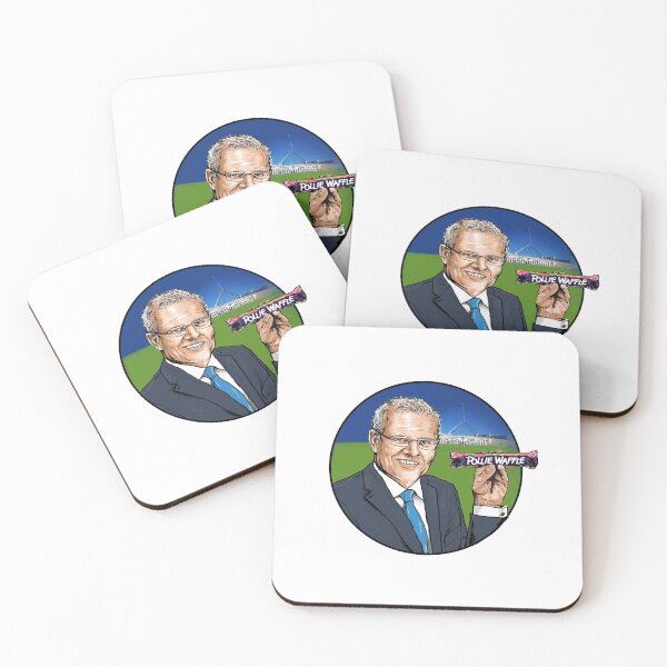 Item preview, ¡Scomo está ofreciendo Pollie Waffle! designed and sold by UncouthYouth.