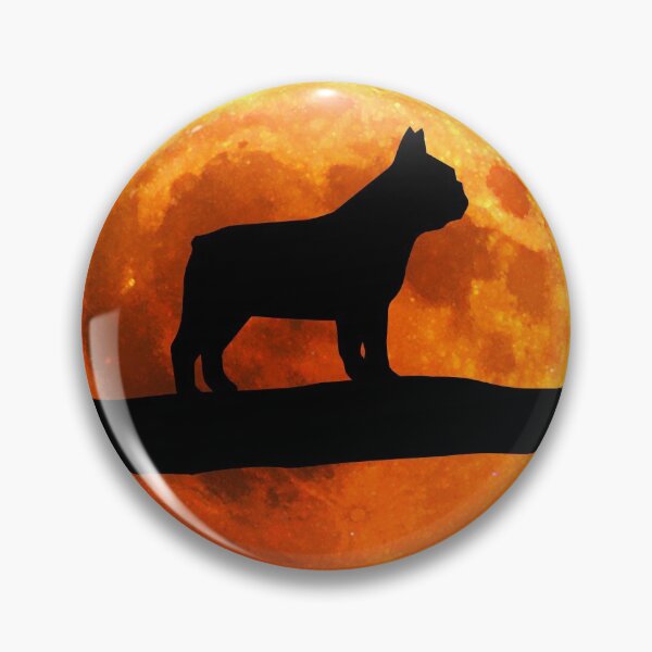 Item preview, French Bulldog Dog Silhouette Moon French Bulldog lover designed and sold by alaechamlal.