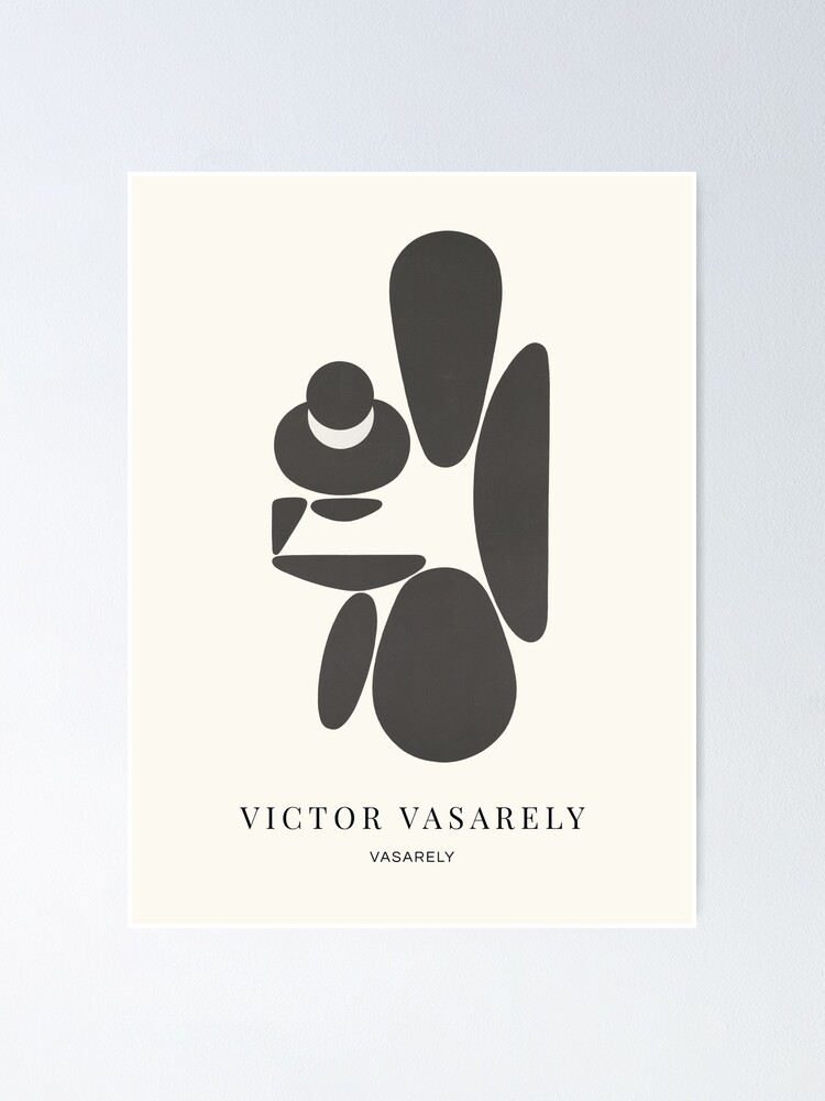 emulering Outlaw synet Vasarely by Victor Vasarely " Poster for Sale by redoARTstore | Redbubble