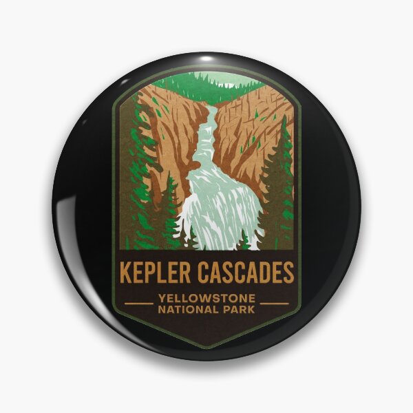 Item preview, Kepler Cascades Yellowstone National Park designed and sold by JordanHolmes.