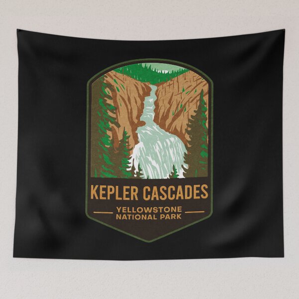 Item preview, Kepler Cascades Yellowstone National Park designed and sold by JordanHolmes.