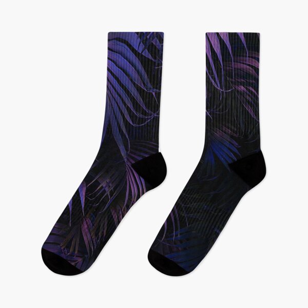 Item preview, Violet palm leaves designed and sold by OtterFactory.