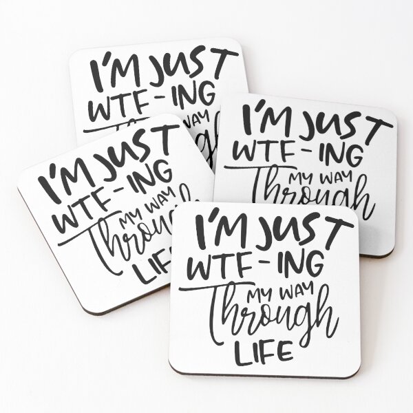 Item preview, I'm Just WTF-ing My Way Through Life designed and sold by miraipa.