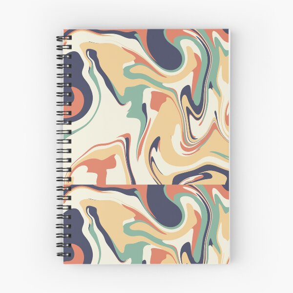 Item preview, Boho neutral colour swirly pattern designed and sold by GirlofRandom.