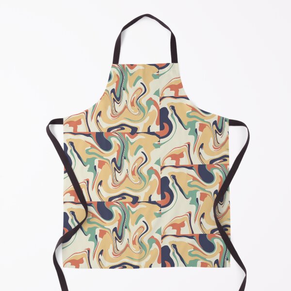 Item preview, Boho neutral colour swirly pattern designed and sold by GirlofRandom.