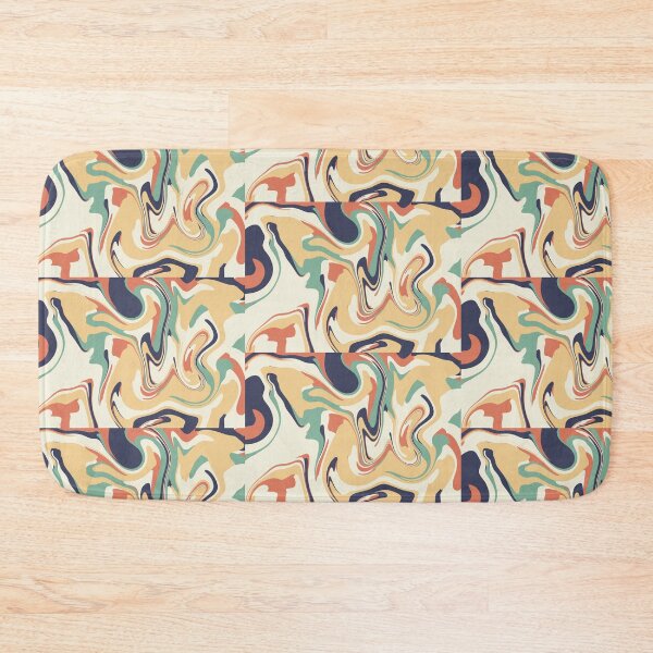 Item preview, Boho neutral colour swirly pattern designed and sold by GirlofRandom.