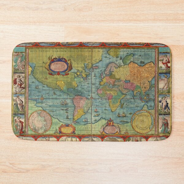 Item preview, Wilhelm Blaeu - Map of the World 1649 designed and sold by Lefteris Betsis.