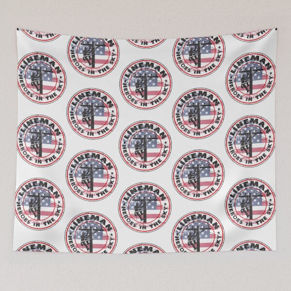 Item preview, Lineman Heroes In The Sky designed and sold by PaualBarber.