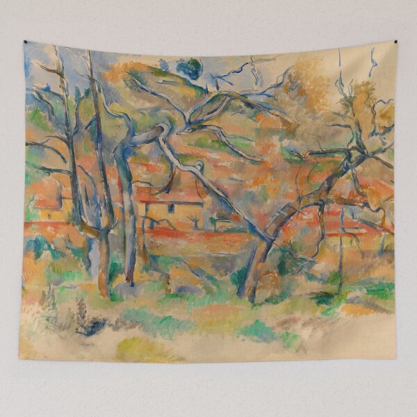 Item preview, Paul Cézanne - Trær og hus, Provence designed and sold by Lefteris Betsis.