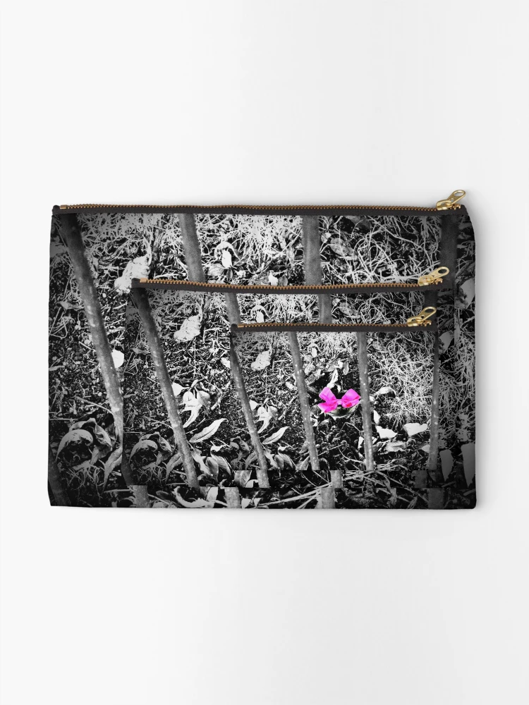 Thumbnail 2 of 4, Zipper Pouch, Pink Ribbon designed and sold by StuartBoyd.
