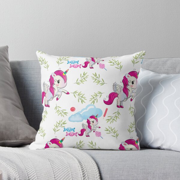 Item preview, Cute pink unicorn  designed and sold by Wilasinee Rayayoy.