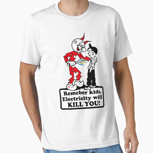 Vista previa del artículo con la obra «Advertencia de Reddy 'Killowatt'», diseñado y vendido por PaualBarber.