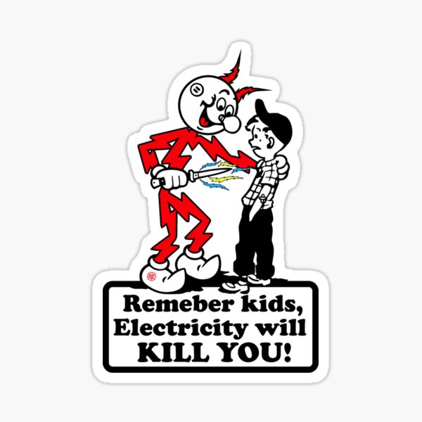 Reddy 'Killowatt Warning Sticker