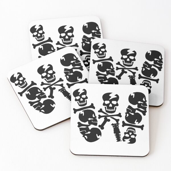 Item preview, Black Skull letter W designed and sold by Quote for  Success.