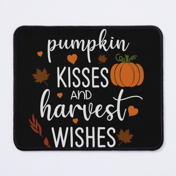 Item preview, Pumpkin kisses and harvest wishes designed and sold by pnkpopcorn.