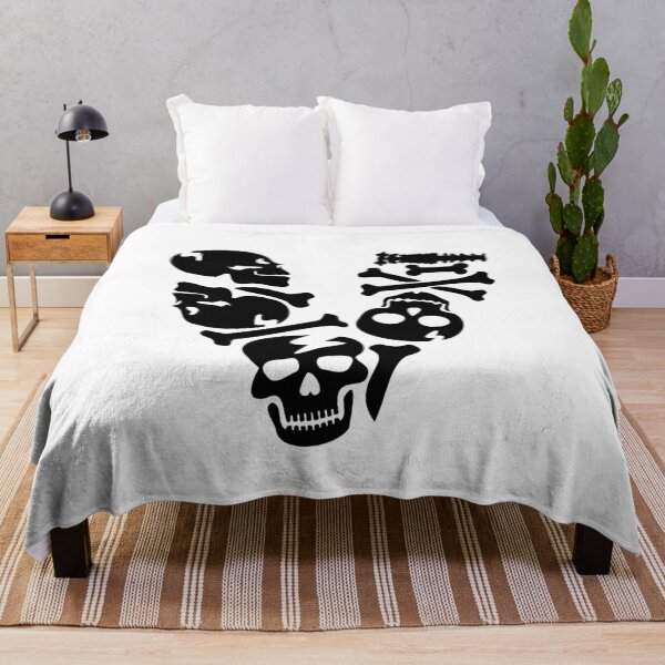 Item preview, Black Skull letter V designed and sold by Quote for Success.