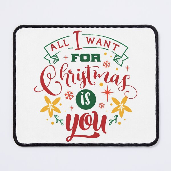 Item preview, All I Want For Christmas Is You - Typographic Design designed and sold by art-by-shadab.