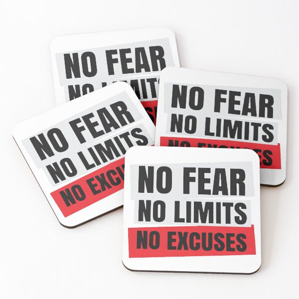 Item preview, No fear No Limits No Excuses designed and sold by AlaynaParker99.