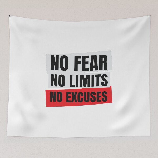 Item preview, No fear No Limits No Excuses designed and sold by AlaynaParker99.
