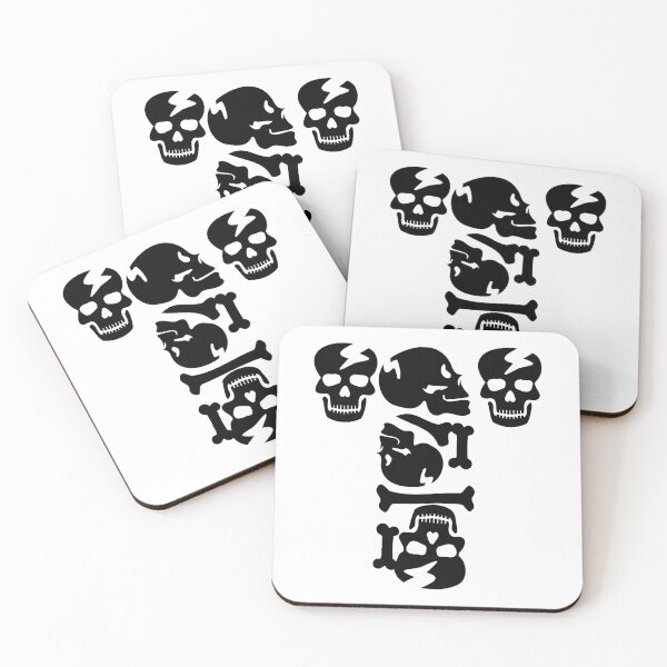 Item preview, Black Skull letter T designed and sold by Quote for  Success.