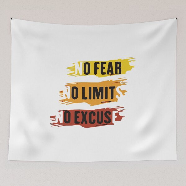 Item preview, No fear No Limits No Excuses designed and sold by AlaynaParker99.