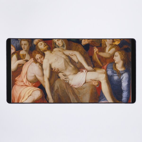 Agnolo Bronzino - The Deposition of Christ Desk Mat