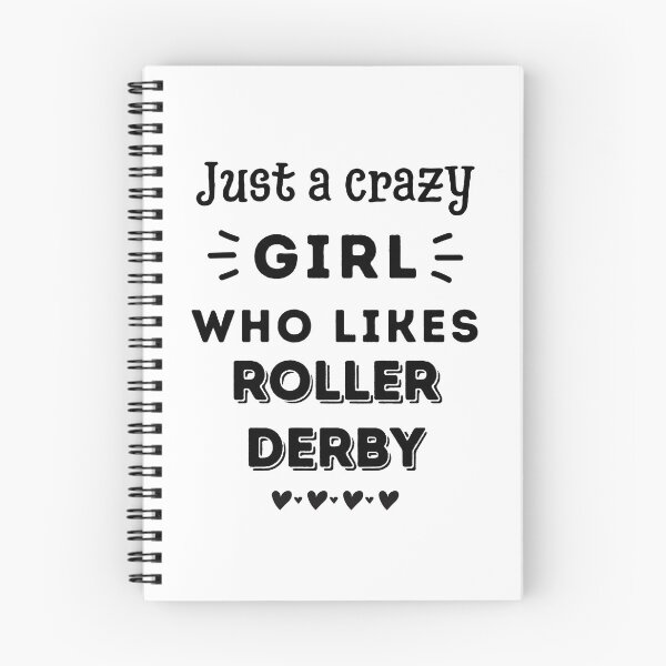 Item preview, Just a crazy girl who likes roller derby designed and sold by TheGreenGoat.