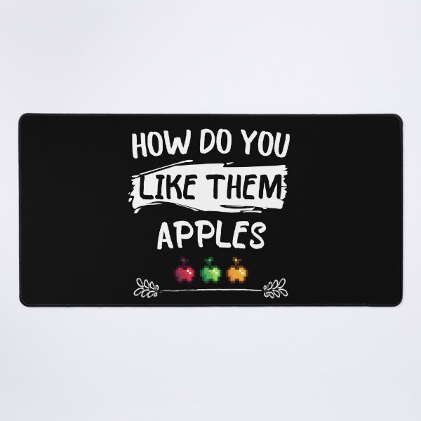 Item preview, How do you like them apples - An apple a day - Green fingers - Pixelated Apples designed and sold by For the love of Pixels.
