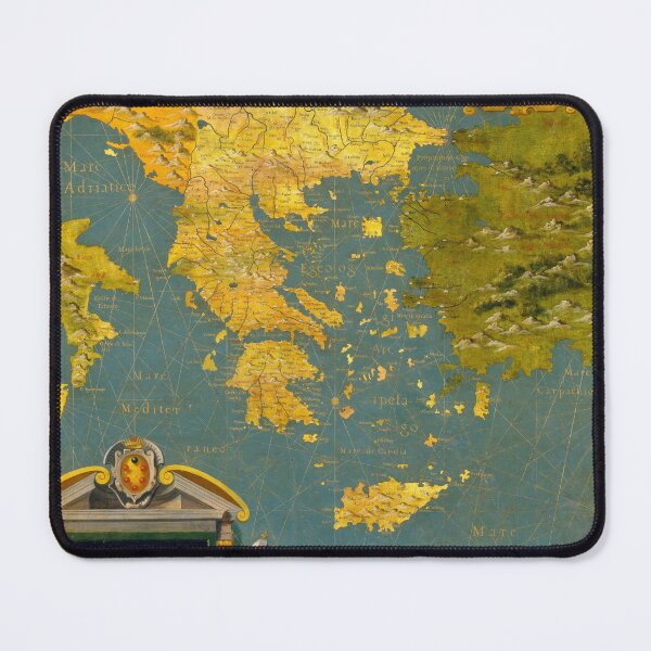 Item preview, Stefano Bonsignori - Hellenic peninsula - Hand drawn Map of Greece, Albania, Bosnia and Bulgaria, year 1585 designed and sold by Lefteris Betsis.