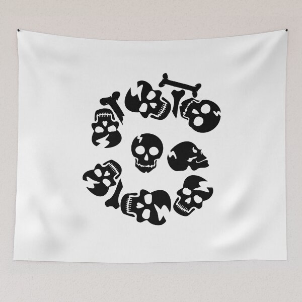 Item preview, Black Skull letter S designed and sold by Quote for  Success.