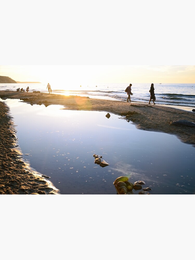 Thumbnail 3 of 3, Photographic Print, Sunset at a Sea Beach designed and sold by Mallorn.