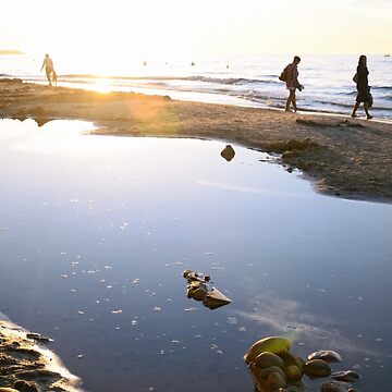 Artwork thumbnail, Sunset at a Sea Beach by Mallorn