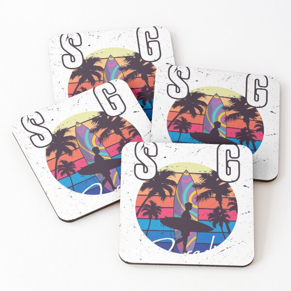 Item preview, Beach Surfing Paradise Vector T-shirt  designed and sold by Cre8iveSkill.