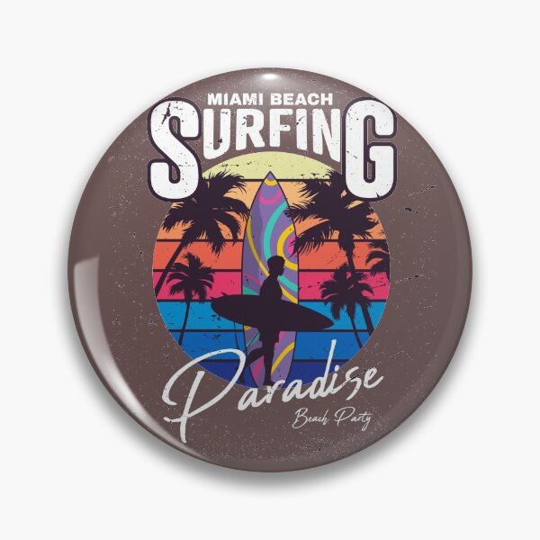 Item preview, Beach Surfing Paradise Vector T-shirt  designed and sold by Cre8iveSkill.