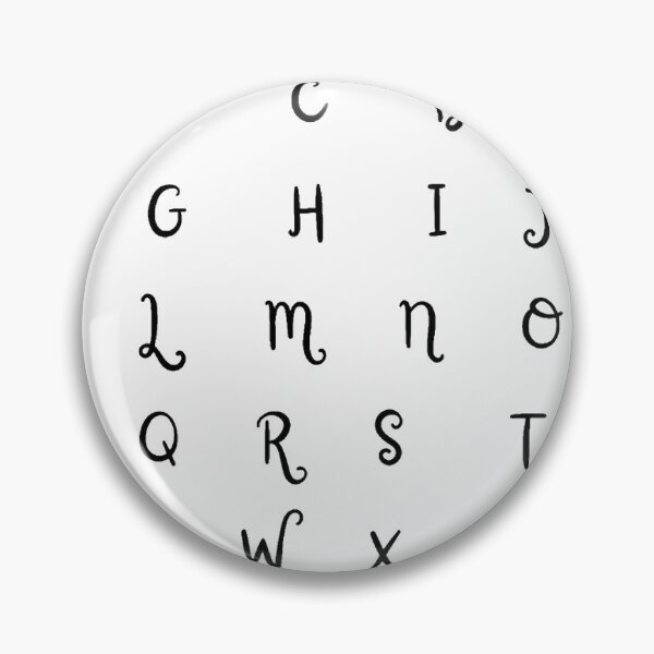 Item preview, Cute A to Z alphabets designed and sold by Thepoeticwine.