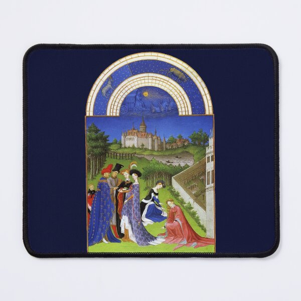 Item preview, APRIL , ARIES AND TAURUS Très Riches Heures du Duc de Berry ,Book Of Hours designed and sold by BulganLumini.