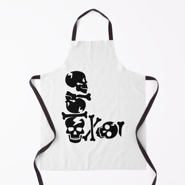 Item preview, Black Skull letter L designed and sold by Quote for Success.