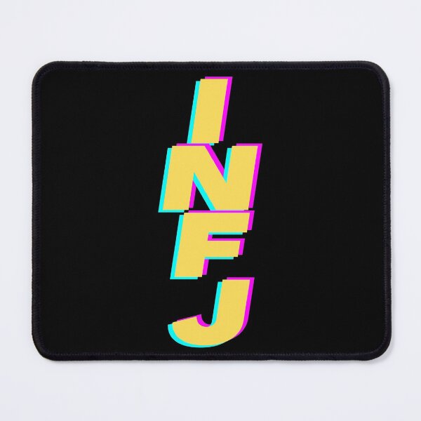 Item preview, INFJ - Typographic Glitch Design - Vertical Text 2 designed and sold by art-by-shadab.