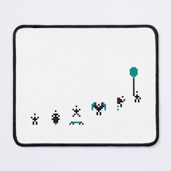 Item preview, Evolution of flight - Pixelated stick figure finding flight designed and sold by For the love of Pixels.