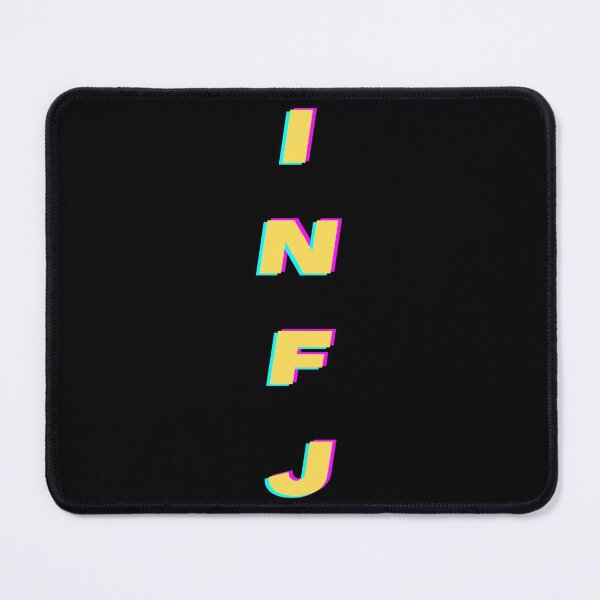 Item preview, INFJ - Typographic Glitch Design - Vertical Text designed and sold by art-by-shadab.